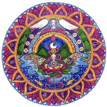 Lindy's 7th Crown Chakra Mandala Print Lindy's 7th Crown Chakra Mandala Print